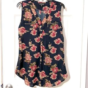 J For Justify Sleeveless Blouse